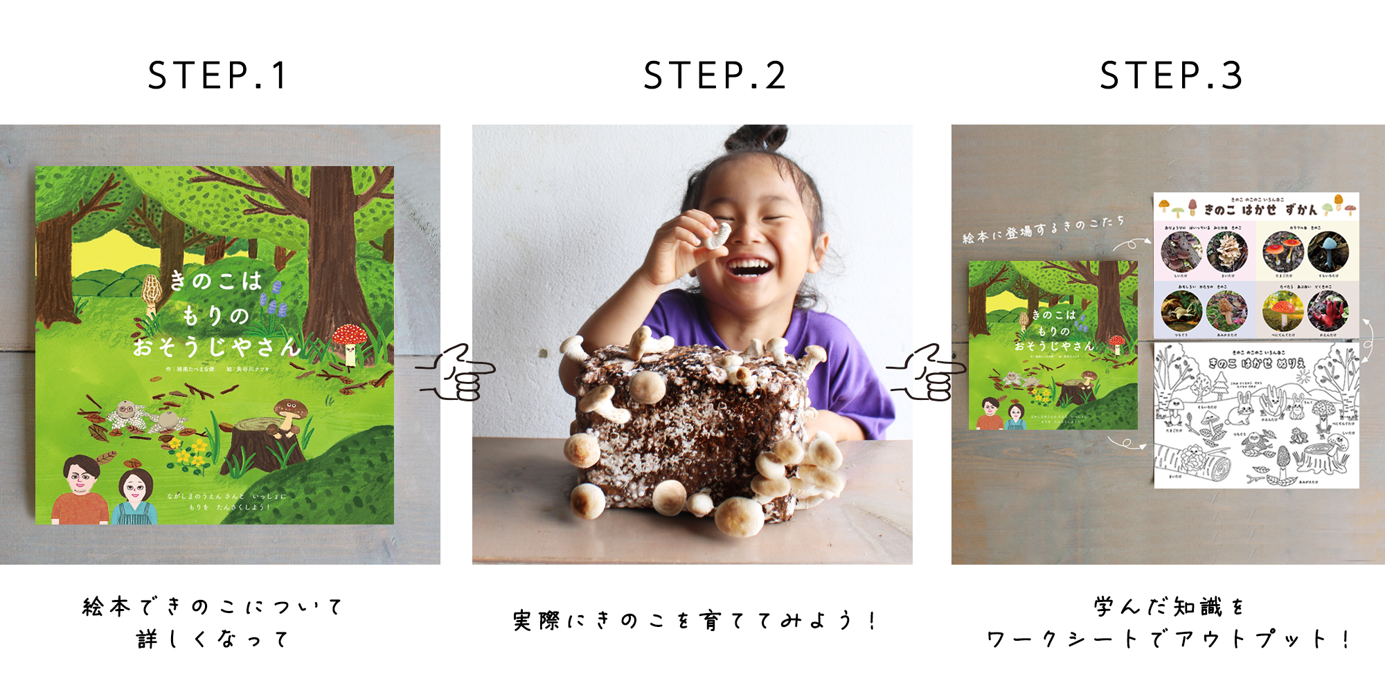 湘南たべまな便 秋号 おうちきのこ狩り 3STEP